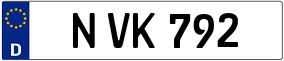 Truck License Plate